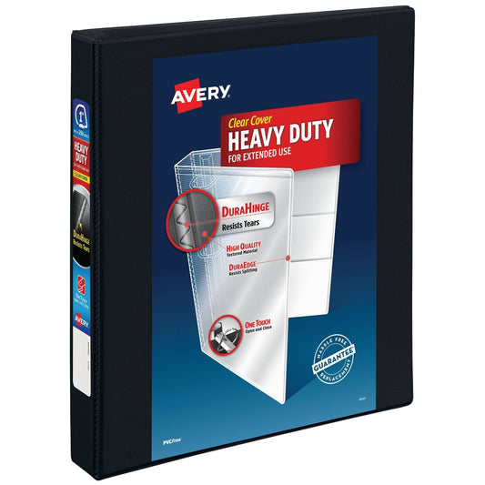 Avery Heavy-Duty View Binder, 1 Inch Customizable Cover