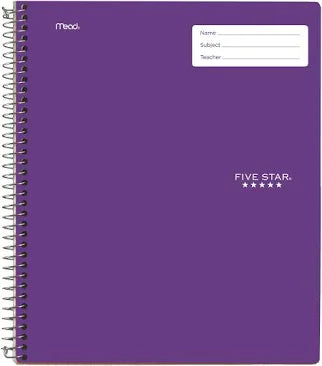 Five Star Interactive Notebook - 1 Subject, College Ruled