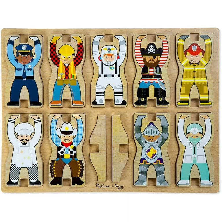 Jobs People Do Wooden Chunky Puzzle