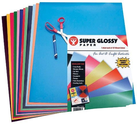 Hygloss Super Glossy Paper (12 Sheets)