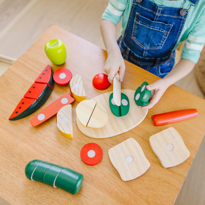 Melissa & Doug Wooden Cutting Food