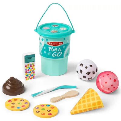 Melissa & Doug Play To Go Ice Cream Play Set