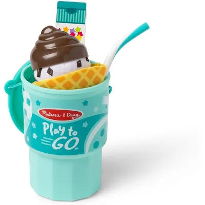 Melissa & Doug Play To Go Ice Cream Play Set