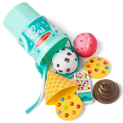 Melissa & Doug Play To Go Ice Cream Play Set