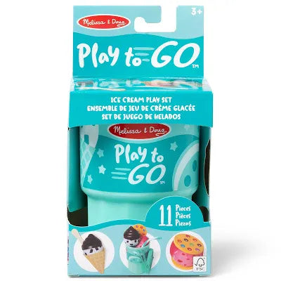 Melissa & Doug Play To Go Ice Cream Play Set