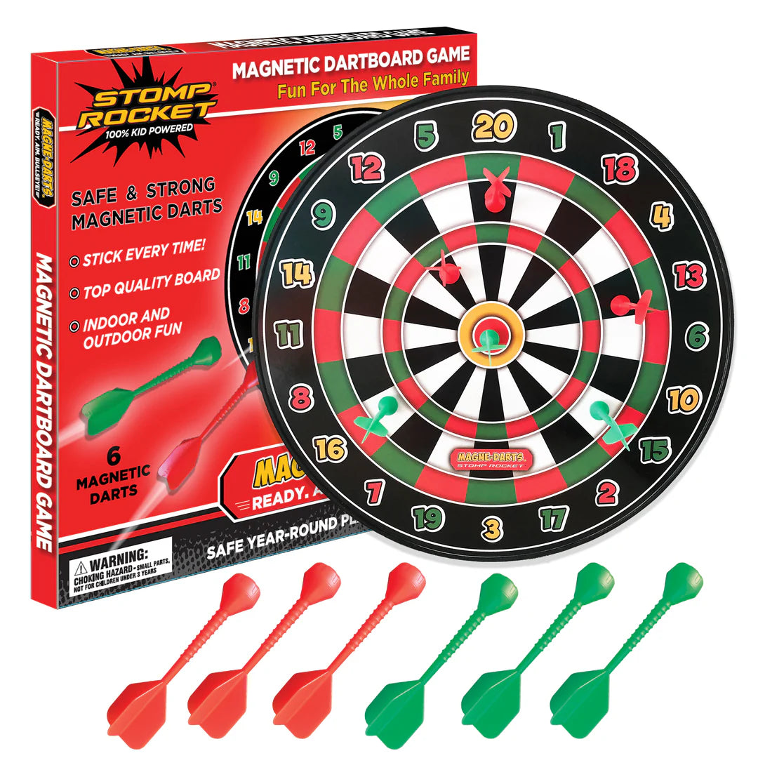 Stomp Rocket Magnetic Dartboard Game