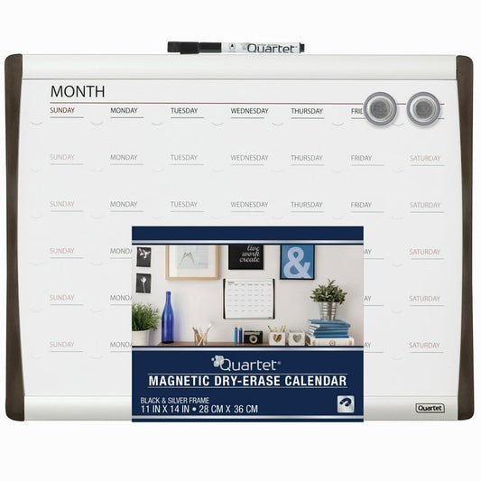 Quartet Magnetic Dry-Erase Calendar