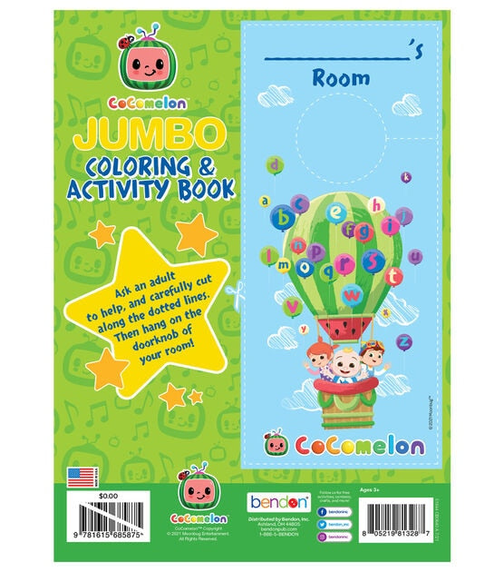 Bendon Cocomellon Coloring & Activity Book