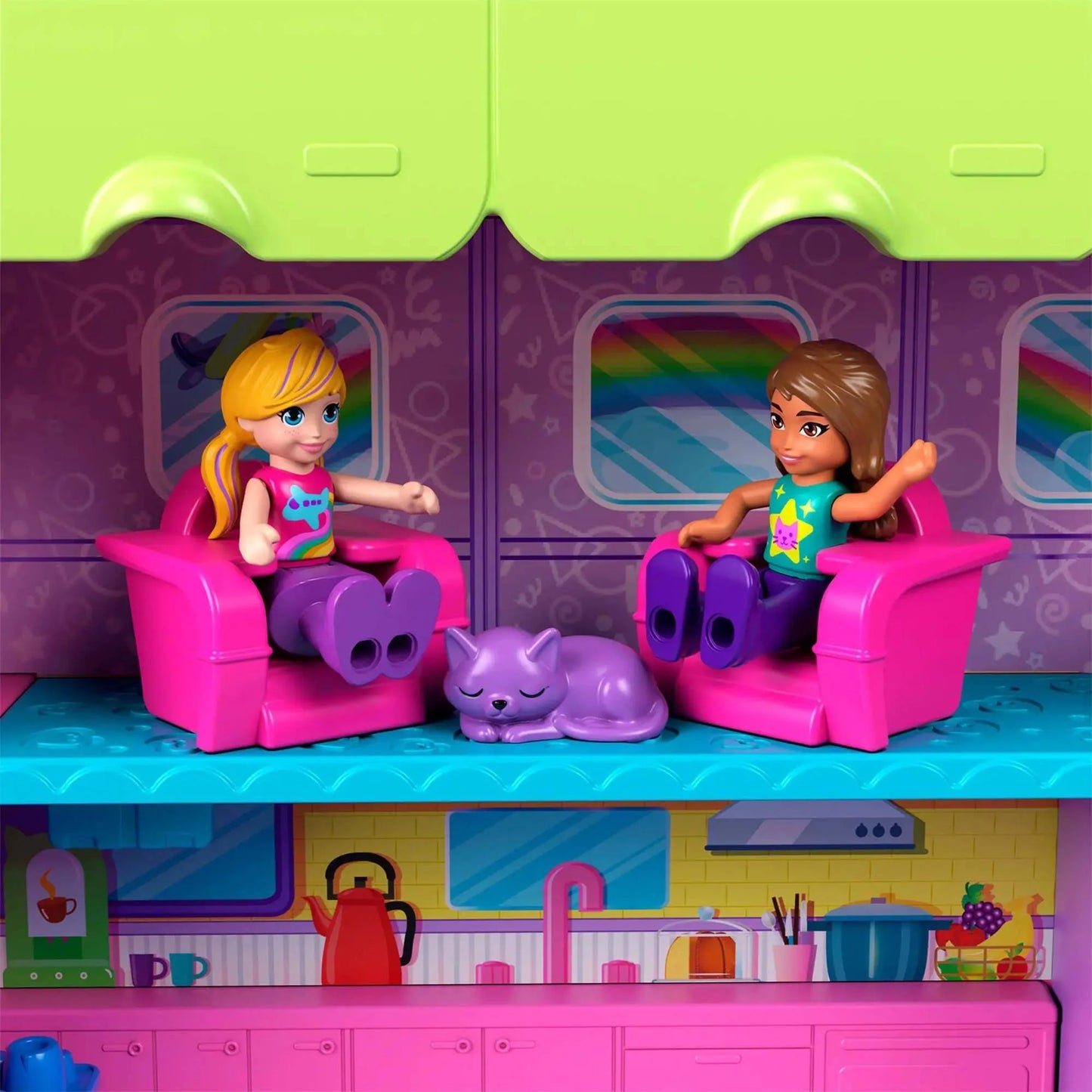 Polly Pocket Kitty Airways Playset