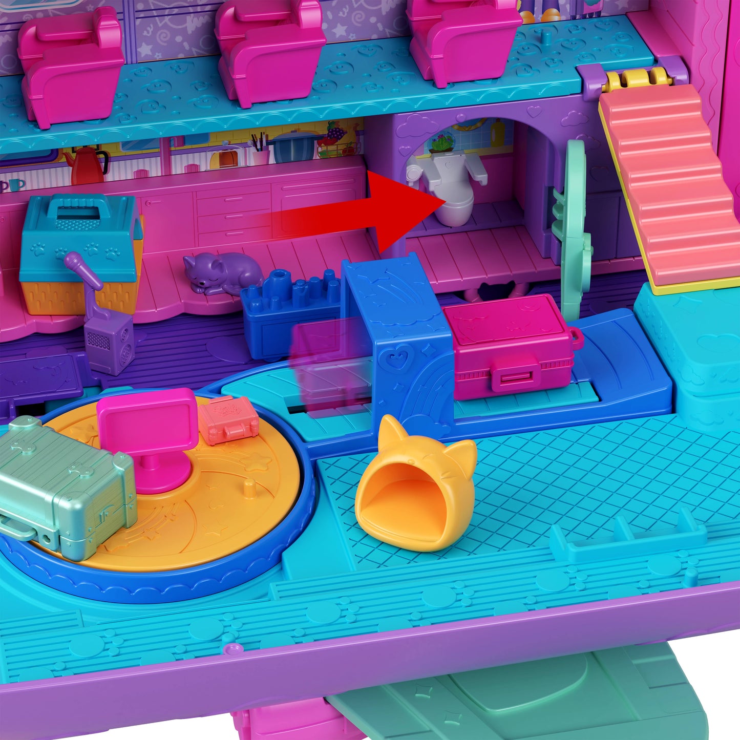 Polly Pocket Kitty Airways Playset