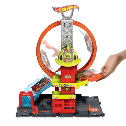 Hot Wheels Super Loop Fire Station