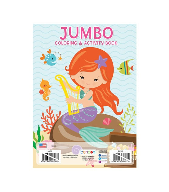 Bendon Mermaid Coloring & Activity Book