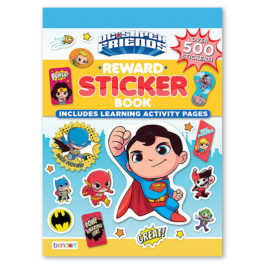 DC Comics Super Hero Reward Sticker Pad