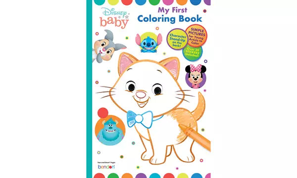 Bendon Disney Baby My First Book With Stickers