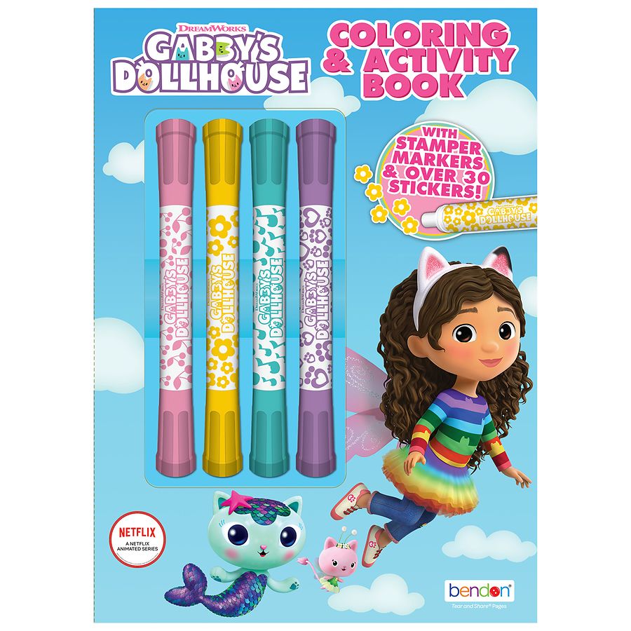 Gabbys Dollhouse Coloring & Activity Book