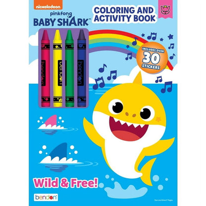 Bendon Baby Shark Coloring & Activity Book