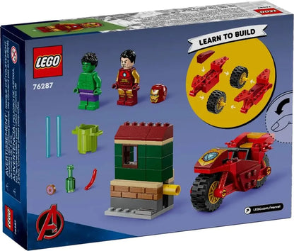 LEGO Marvel 76287 Iron Man with Bike and The Hulk