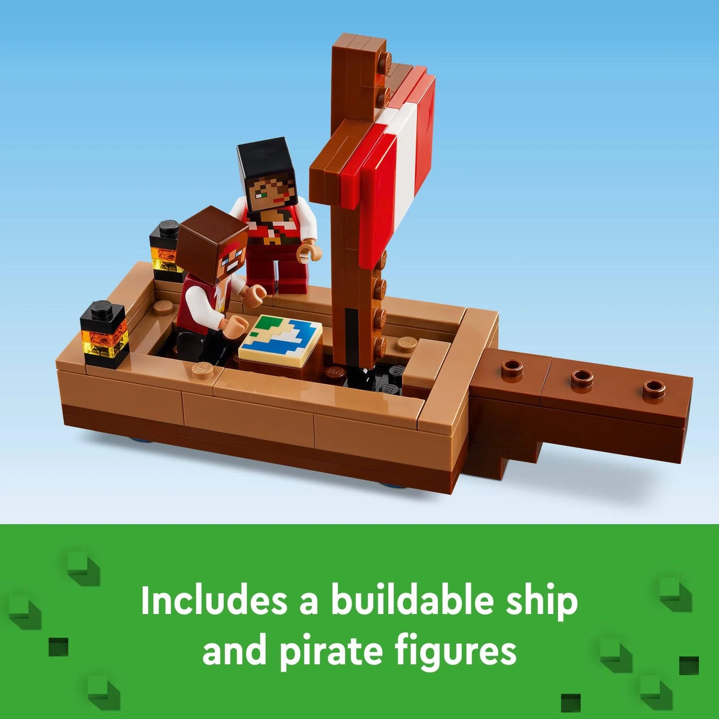 LEGO 21259 Minecraft The Pirate Ship Voyage