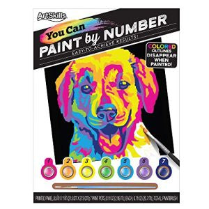 Art skills paint by numbers