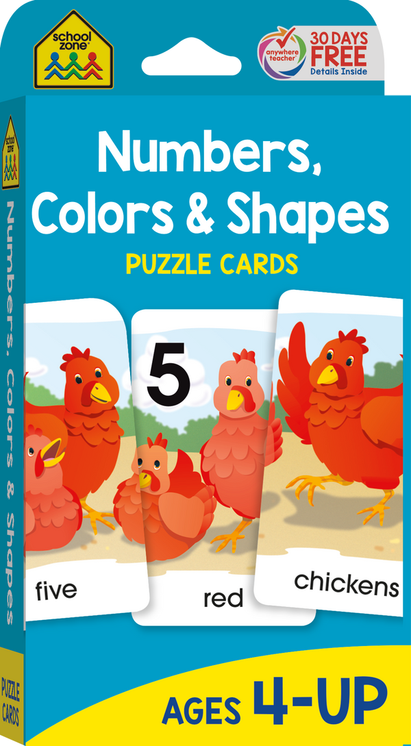 School Zone Flash Cards (Ages 4-Up)