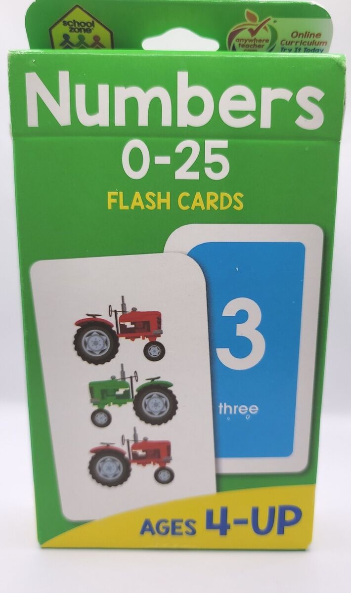 School Zone Flash Cards (Ages 4-Up)