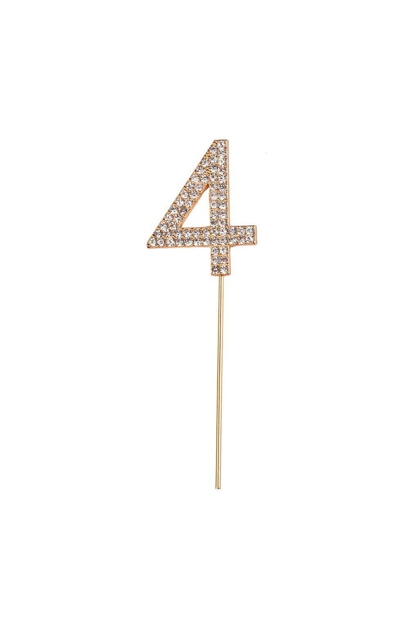 Rhinestone Cake Topper Numbers - Party - Great Pretenders