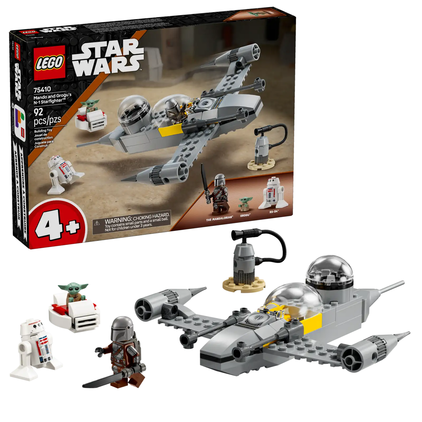 LEGO Star Wars 75410 Mando and Grogu’s N-1 Starfighter