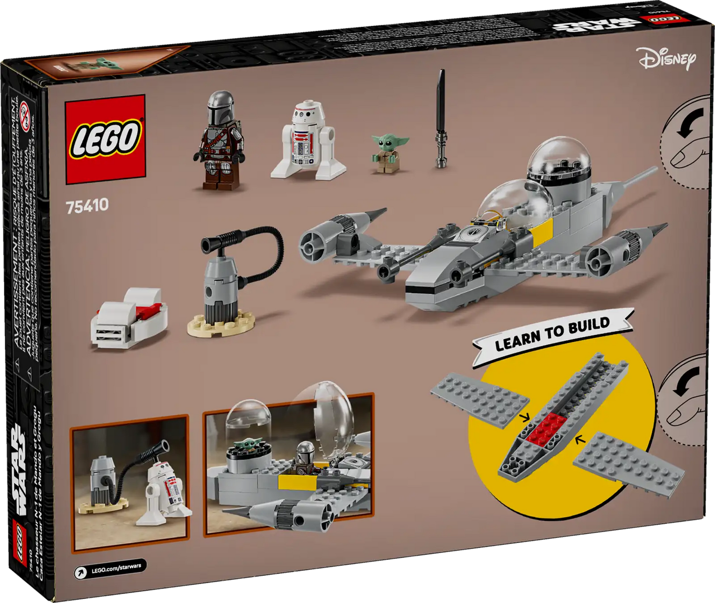 LEGO Star Wars 75410 Mando and Grogu’s N-1 Starfighter