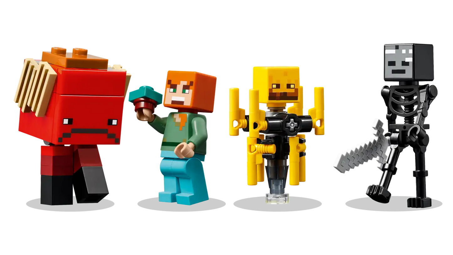 LEGO Minecraft 21266 The Nether Lava Battle