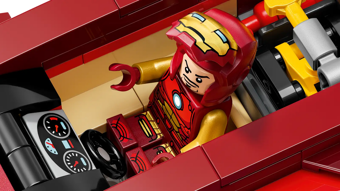 LEGO Marvel 76310 Iron Man & Black Panther vs. Red Hulk