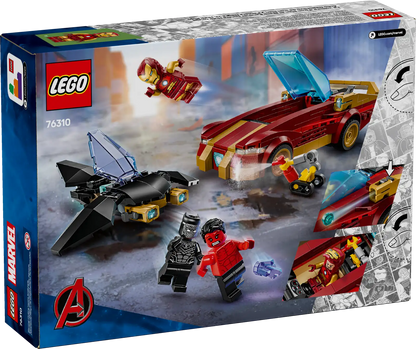 LEGO Marvel 76310 Iron Man & Black Panther vs. Red Hulk