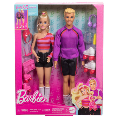 Ken & Barbie 1980 Fashionista Dolls 65th Anniversary 2pk