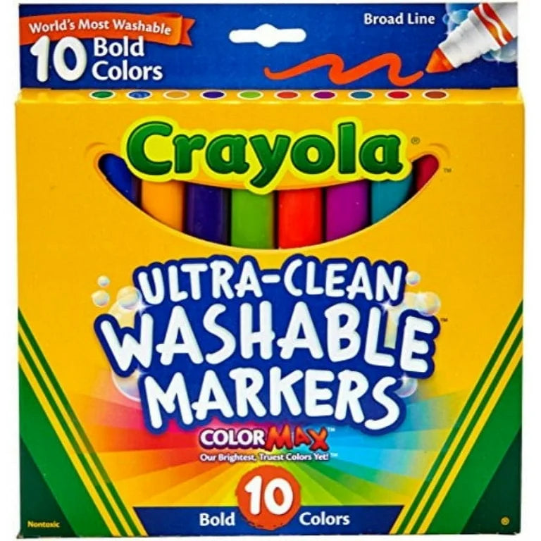Crayola Ultra-Clean Washable Bold Color Markers