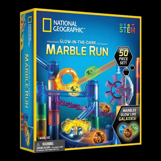 National Geographic Glow-In-The-Dark Marble Run