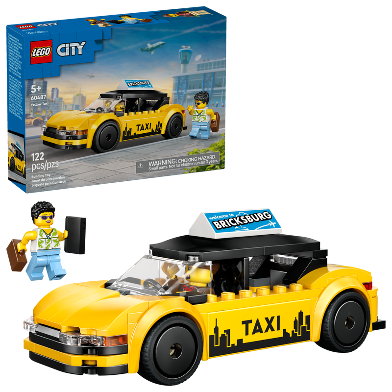 LEGO City 60487 Yellow Taxi