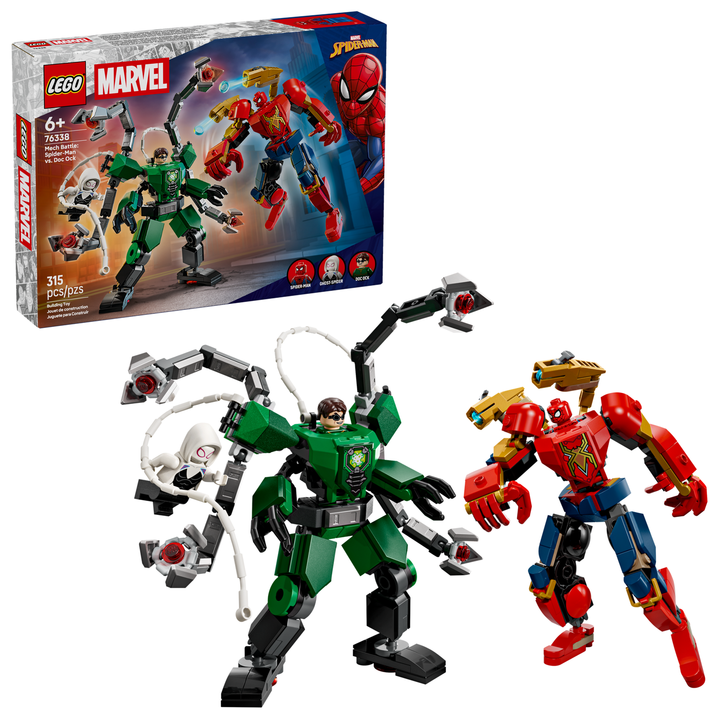 LEGO Marvel 76338 Mech Battle: Spider-Man vs Doc Ock