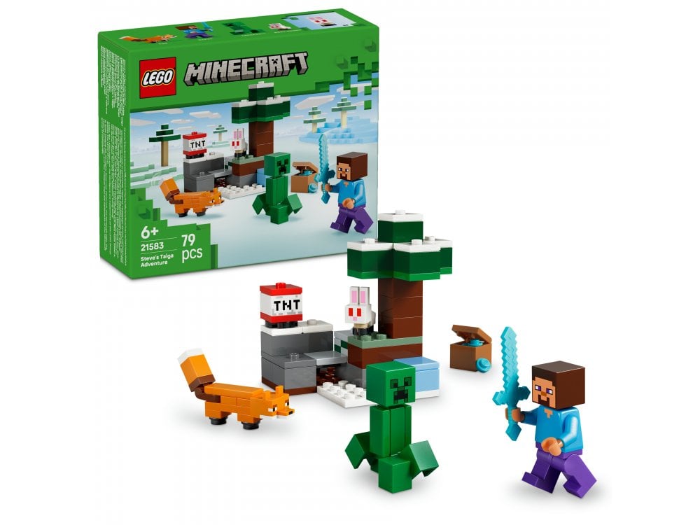 LEGO Minecraft 21583 Steve’s Taiga Adventure