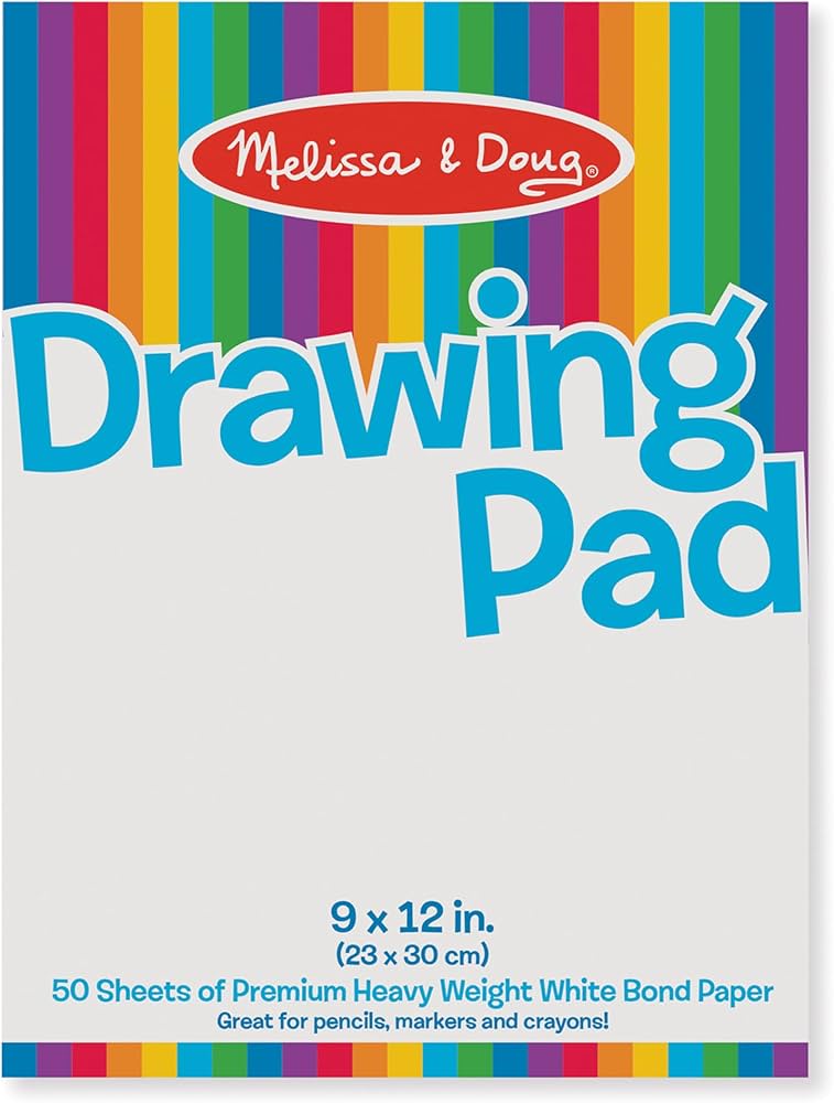 Melissa &Doug Drawing Pad 9x12 IN. / 50 Sheets