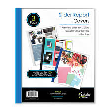 iScholar Slider Report Covers 3 Pack