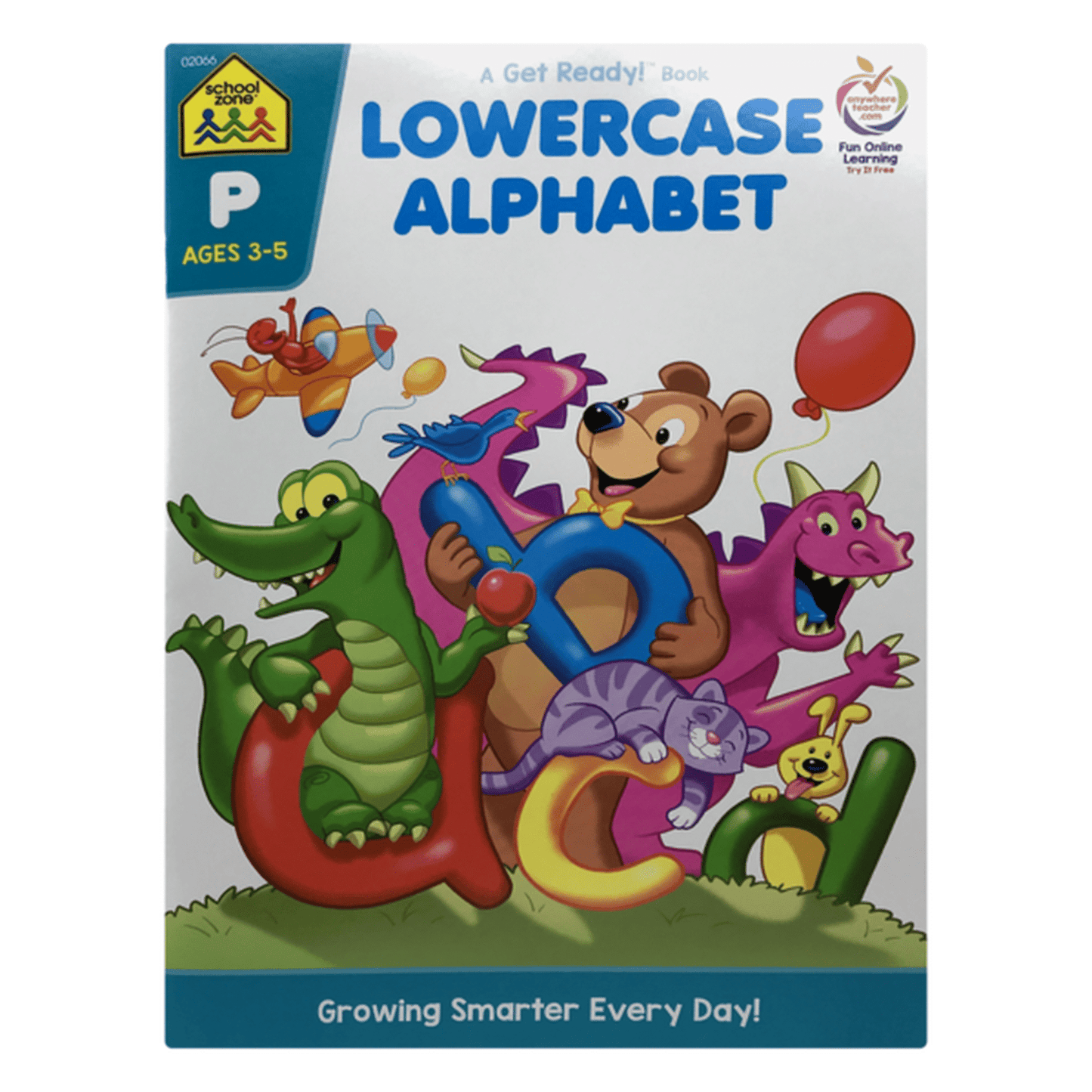 School Zone Lowercase Alphabet Get Ready Book