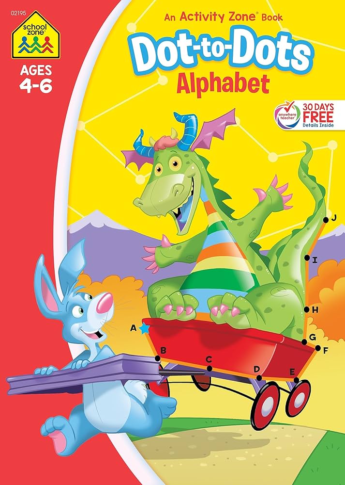 School Zone Dot to Dot Alphabet Activity Book