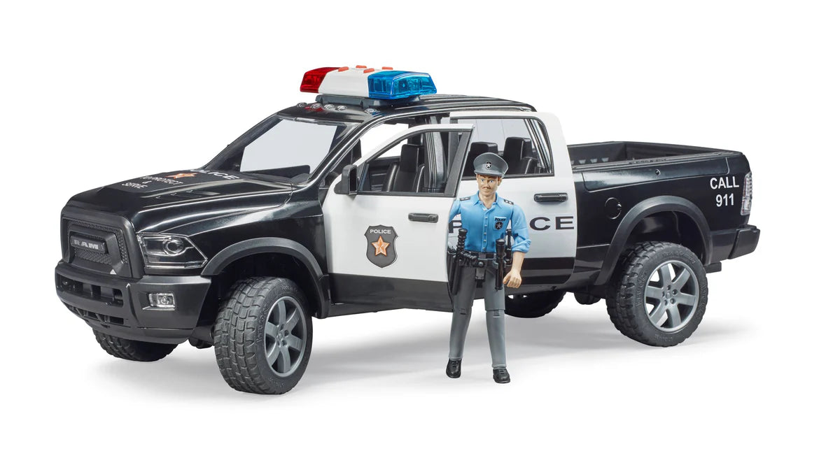 Bruder 02505 Ram 2500 Police Pickup with Police Officer