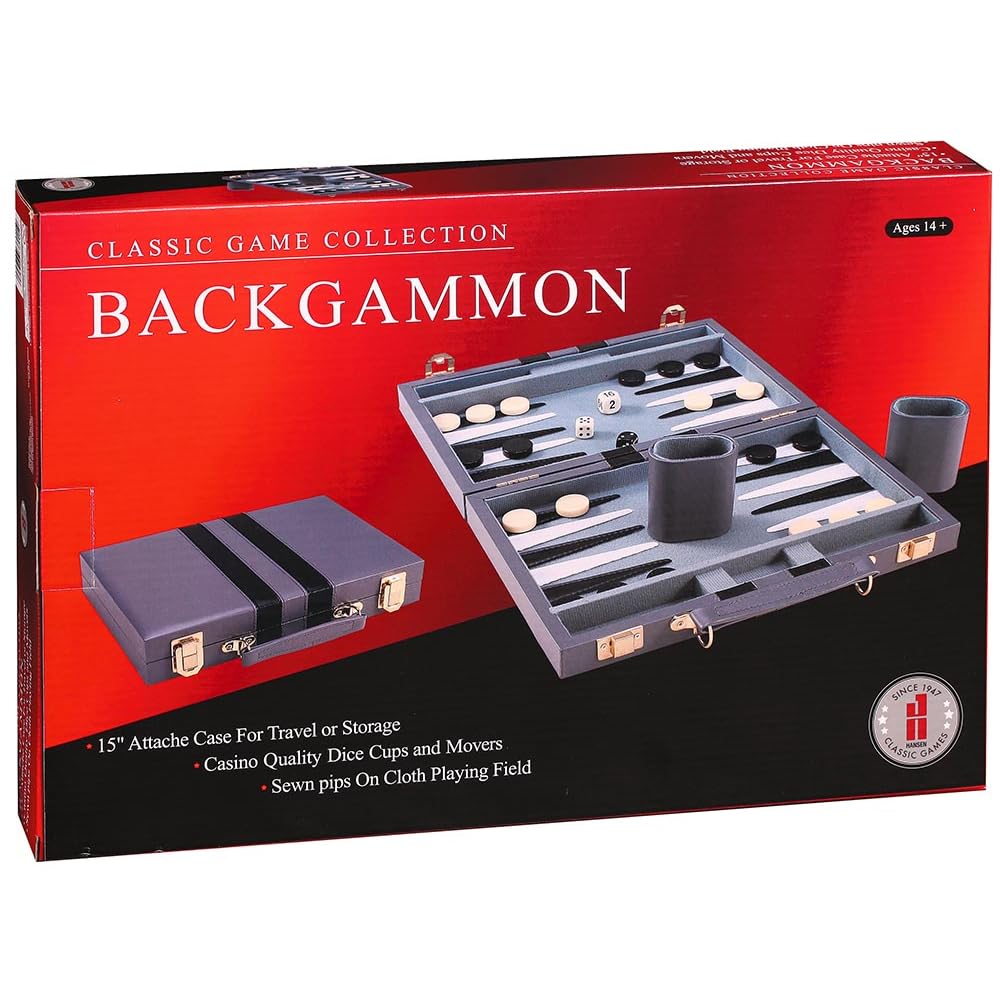 15” Backgammon Classic Game Collection