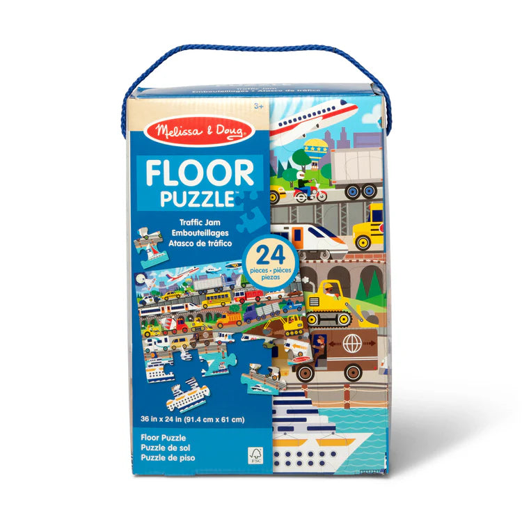 Melissa & Doug Floor Puzzle Traffic Jam
