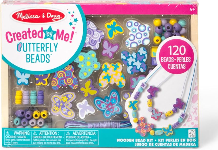 Melissa & Doug Created by Me Butterfly Beads