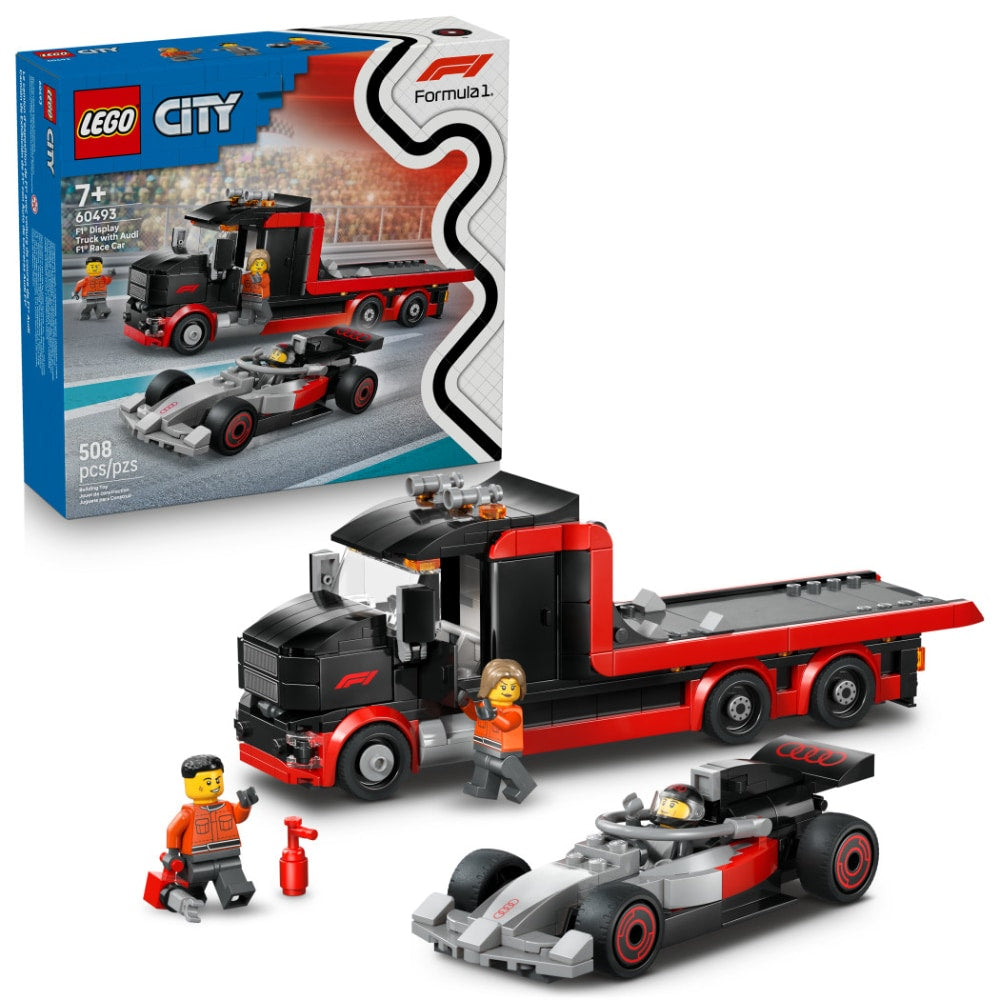 LEGO City 60493 F1 Display Truck with Audi F1 Race Car