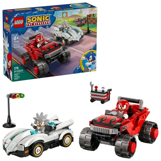 LEGO 77118 SONIC Silvers Car VS Knuckles Monster Truck
