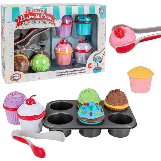 Popular Playthings Magnetic Bake & Play CupCake Set