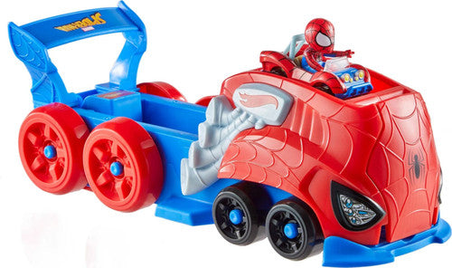 Hot Wheels Superstar Speeders Spider-Man Launcher