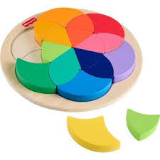 FisherPrice Wooden Color Wheel Puzzle